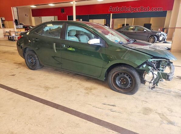 2T1BURHEXGC529814 2016 TOYOTA COROLLA Green Widok wnętrza z przodu