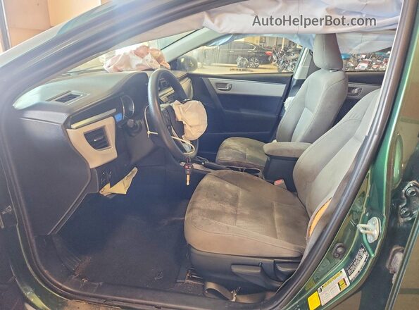2T1BURHEXGC529814 2016 TOYOTA COROLLA Green Widok naklejki z numerem VIN