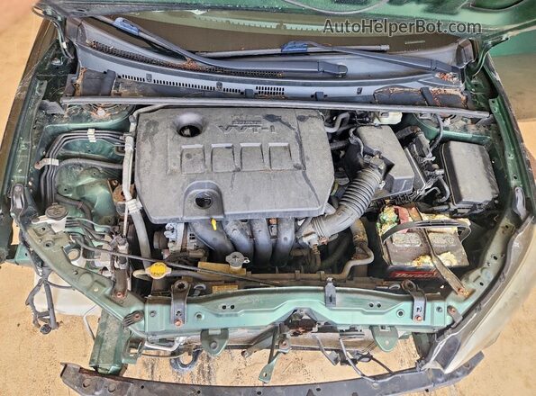 2T1BURHEXGC529814 2016 TOYOTA COROLLA Green 