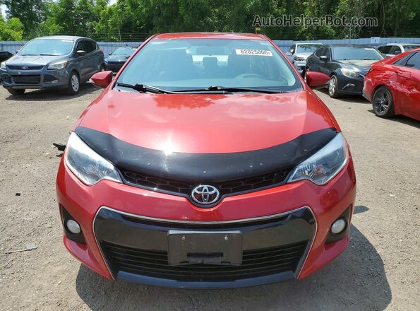 2T1BURHEXGC549089 2016 TOYOTA COROLLA Red Front view