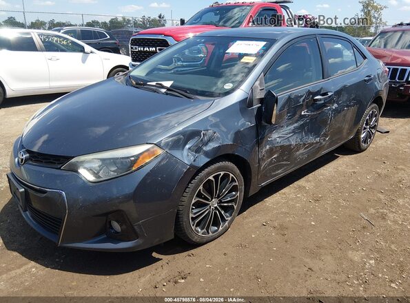 2T1BURHEXGC568239 2016 TOYOTA COROLLA Blue Առջևի ձախ երեք քառորդ տեսարան