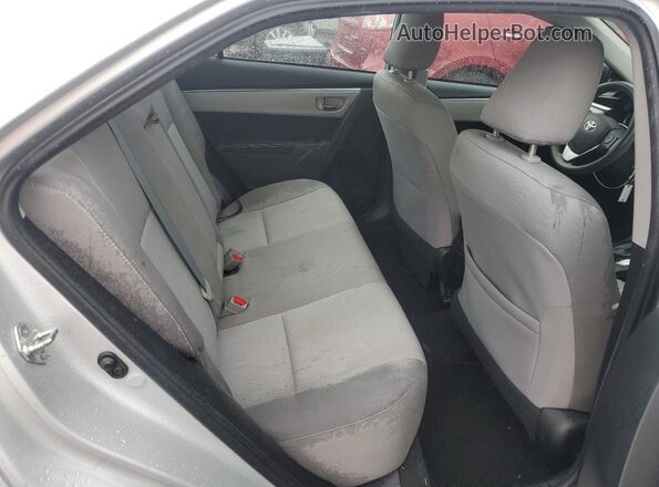 2T1BURHEXGC577720 2016 TOYOTA COROLLA Silver Rear seats view