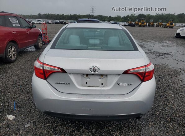 2T1BURHEXGC577720 2016 TOYOTA COROLLA Silver Rear view