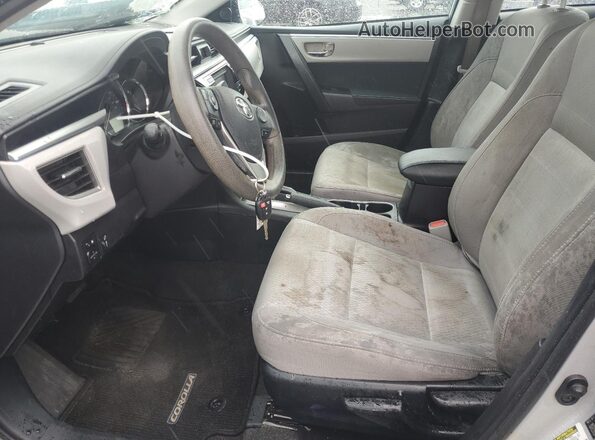 2T1BURHEXGC577720 2016 TOYOTA COROLLA Silver Front interior view