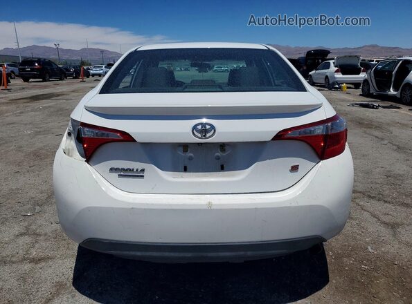 2T1BURHEXGC581346 2016 TOYOTA COROLLA White Rear view