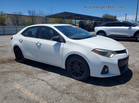 2T1BURHEXGC581346 2016 TOYOTA COROLLA White Front right