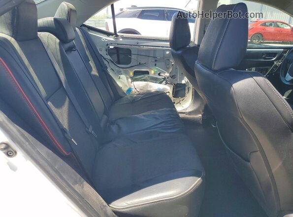 2T1BURHEXGC581346 2016 TOYOTA COROLLA White Rear seats view