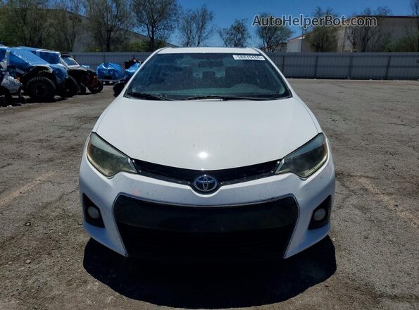 2T1BURHEXGC581346 2016 TOYOTA COROLLA White Front view