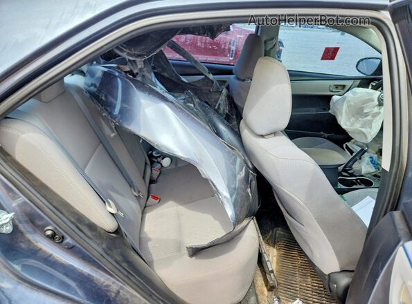 2T1BURHEXGC594145 2016 TOYOTA COROLLA Gray Հետևի նստատեղերի տեսք