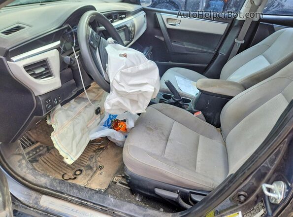 2T1BURHEXGC594145 2016 TOYOTA COROLLA Gray Սալոնի դիմացի տեսք
