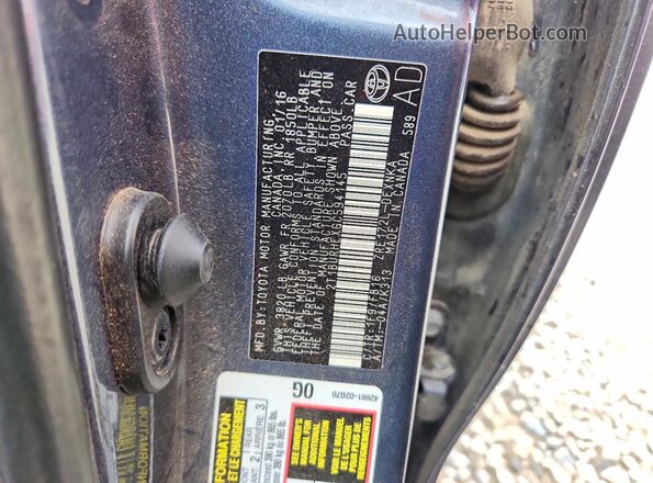 2T1BURHEXGC594145 2016 TOYOTA COROLLA Gray Շարժիչի բաժամունքի տեսք