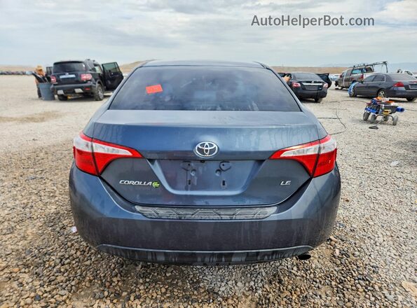 2T1BURHEXGC594145 2016 TOYOTA COROLLA Gray Հետևի տեսք