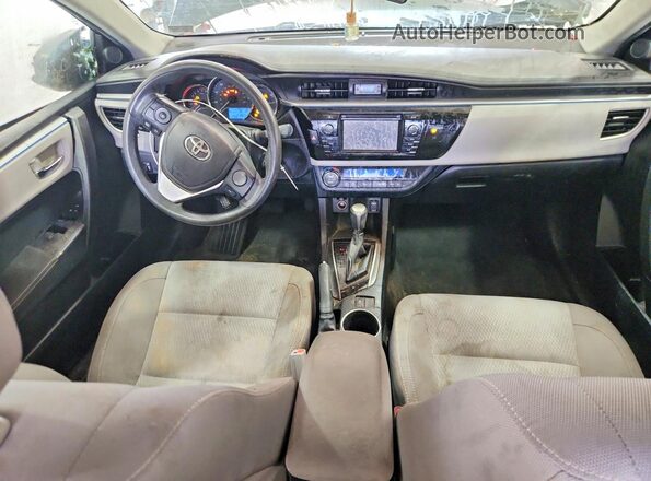 2T1BURHEXGC632490 2016 TOYOTA COROLLA Gray წინა პანელის ხედი