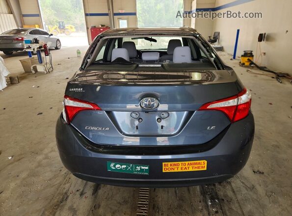 2T1BURHEXGC632490 2016 TOYOTA COROLLA Gray უკანა ხედი