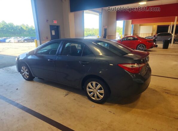 2T1BURHEXGC646387 2016 TOYOTA COROLLA Gray Rear left