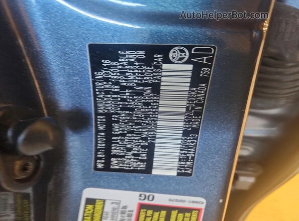 2T1BURHEXGC646387 2016 TOYOTA COROLLA Gray Engine compartment view