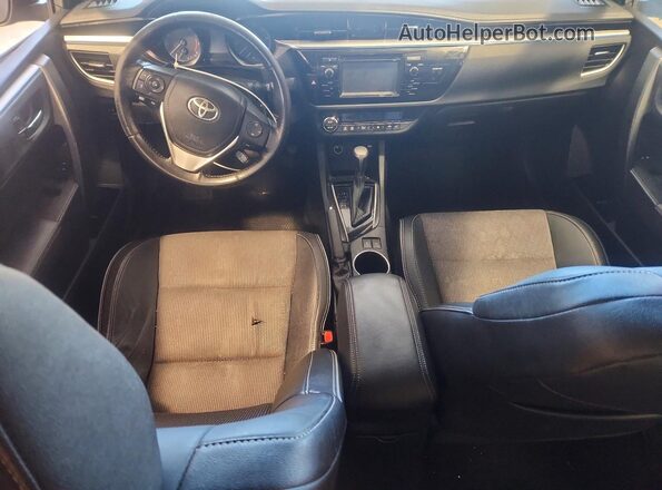 2T1BURHEXGC646387 2016 TOYOTA COROLLA Gray Dashboard view