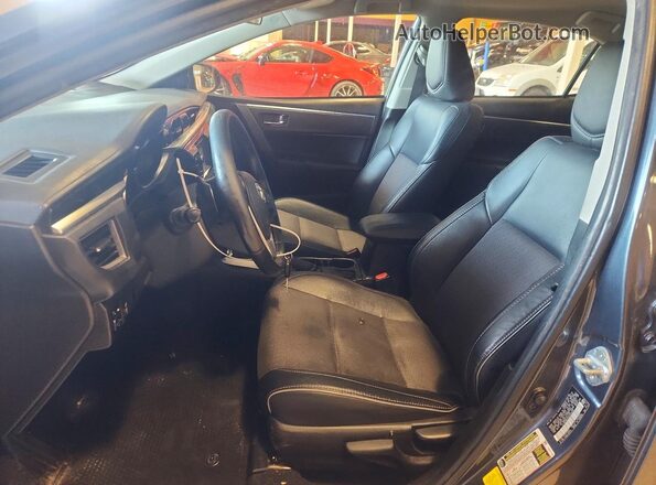 2T1BURHEXGC646387 2016 TOYOTA COROLLA Gray Front interior view