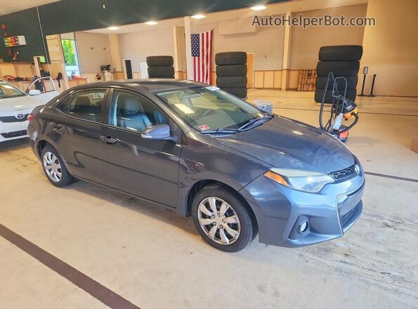 2T1BURHEXGC646387 2016 TOYOTA COROLLA Gray Front right