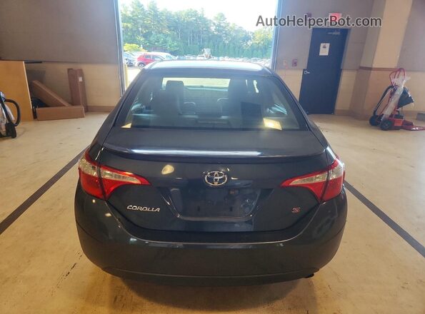 2T1BURHEXGC646387 2016 TOYOTA COROLLA Gray Rear view