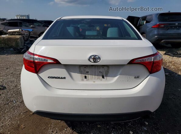 2T1BURHEXGC667840 2016 TOYOTA COROLLA White Հետևի տեսք