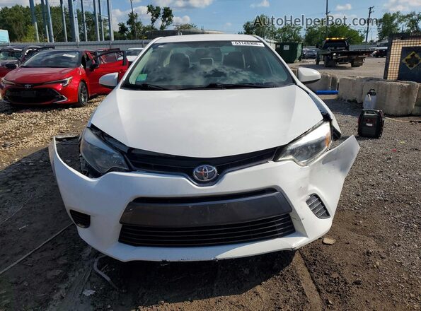 2T1BURHEXGC667840 2016 TOYOTA COROLLA White Դիմացի տեսք