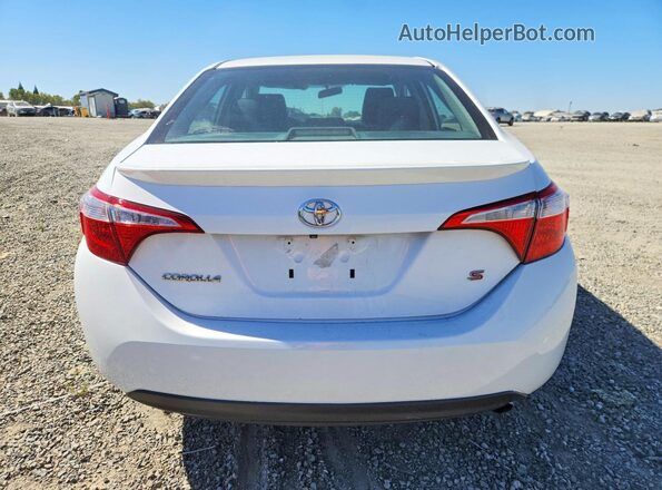 2T1BURHEXGC676800 2016 TOYOTA COROLLA White Vista trasera