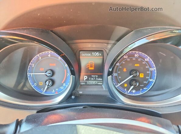 2T1BURHEXGC676800 2016 TOYOTA COROLLA White Vista del cuadro de instrumentos