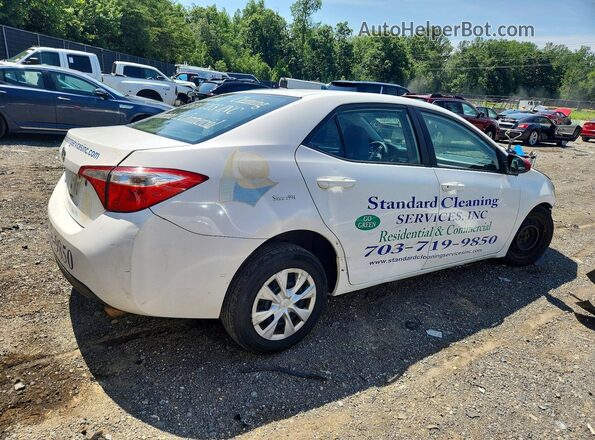 2T1BURHEXGC690454 2016 TOYOTA COROLLA Белый Задняя правая четверть