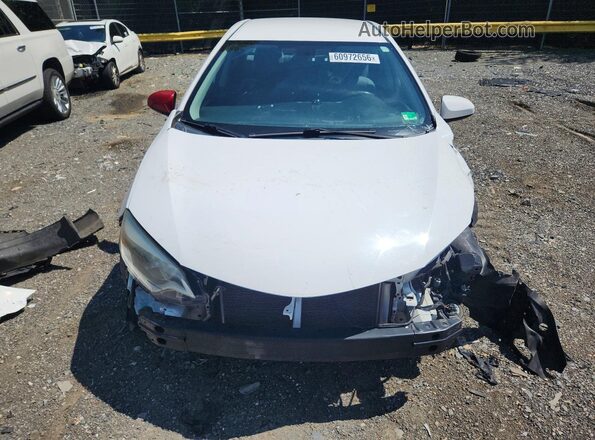 2T1BURHEXGC690454 2016 TOYOTA COROLLA Белый Вид спереди