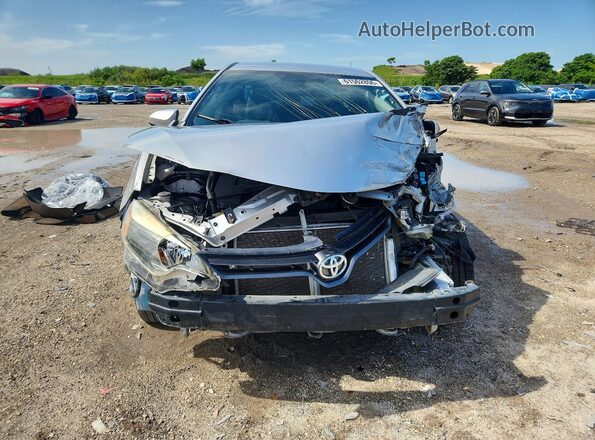 2T1BURHEXGC707513 2016 TOYOTA COROLLA Silver Vista frontal