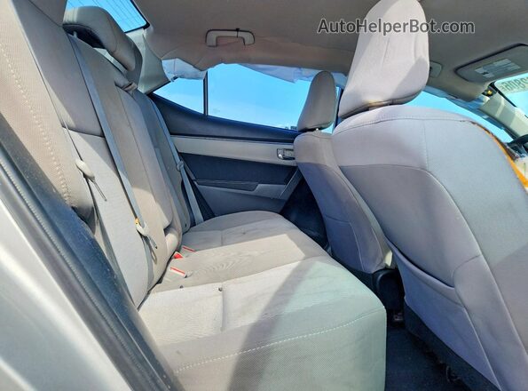 2T1BURHEXGC707513 2016 TOYOTA COROLLA Silver Vista de los asientos traseros