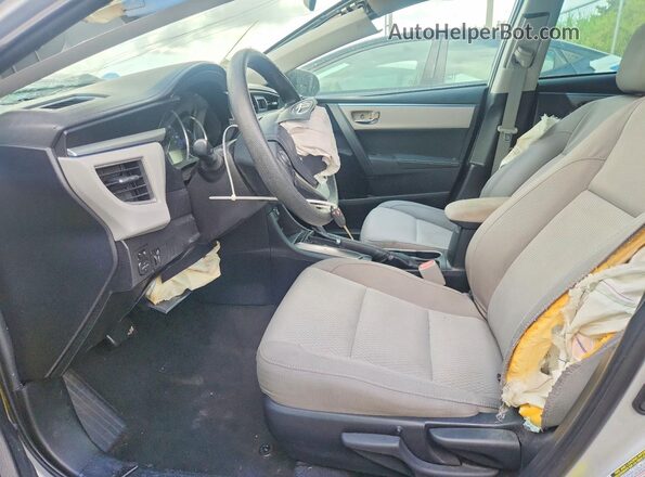 2T1BURHEXGC707513 2016 TOYOTA COROLLA Silver Vista interior delantera