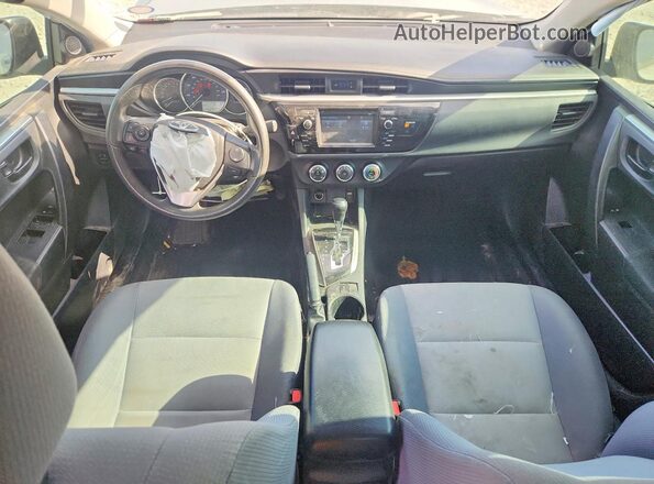 2T1BURHEXGC708791 2016 TOYOTA COROLLA Серебряный Вид панели приборов