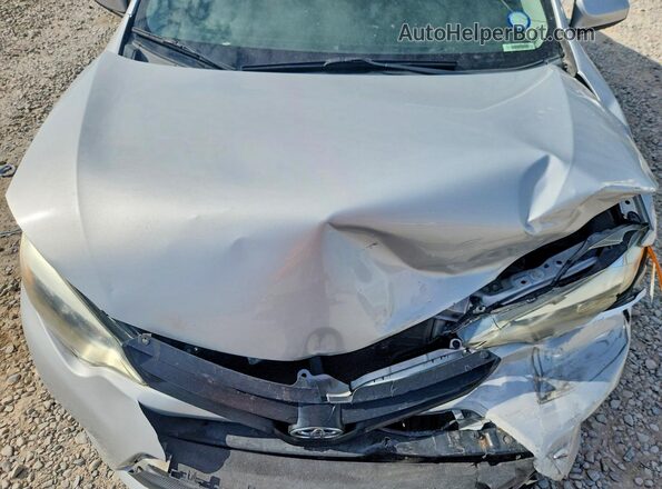2T1BURHEXGC708791 2016 TOYOTA COROLLA Серебряный Вид задней части салона