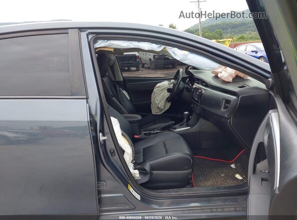 2T1BURHEXGC709648 2016 TOYOTA COROLLA Dark Blue Вид салона спереди