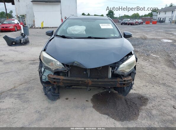 2T1BURHEXGC709648 2016 TOYOTA COROLLA Dark Blue Вид спереди