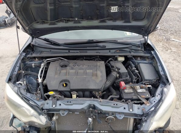 2T1BURHEXGC709648 2016 TOYOTA COROLLA Dark Blue Вид сзади