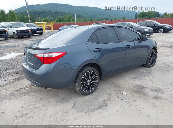 2T1BURHEXGC709648 2016 TOYOTA COROLLA Dark Blue Задняя правая четверть