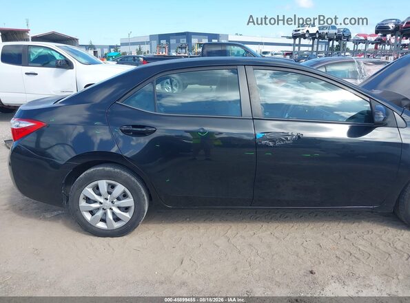 2T1BURHEXGC729303 2016 TOYOTA COROLLA Black Դիմացի տեսք
