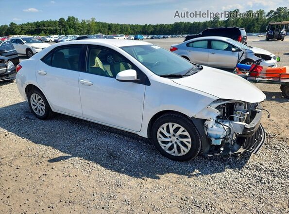 2T1BURHEXHC760116 2017 TOYOTA COROLLA White Przód prawy