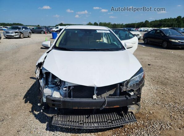 2T1BURHEXHC760116 2017 TOYOTA COROLLA White Widok z przodu