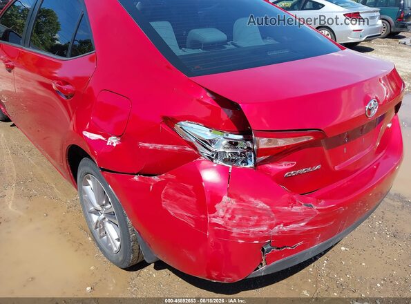 2T1BURHEXHC774016 2017 TOYOTA COROLLA Красный Вид спереди
