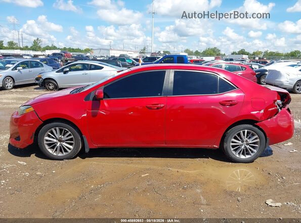 2T1BURHEXHC774016 2017 TOYOTA COROLLA Красный Панорамный вид салона 360°