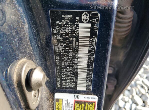 2T1BURHEXHC805930 2017 TOYOTA COROLLA Teal Widok komory silnika