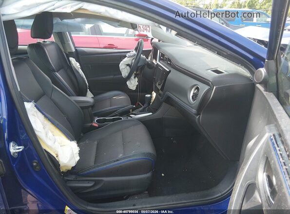 2T1BURHEXHC806267 2017 TOYOTA COROLLA Blue Вид салону спереду