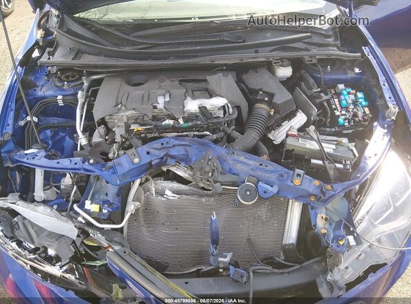 2T1BURHEXHC806267 2017 TOYOTA COROLLA Blue Вид ззаду