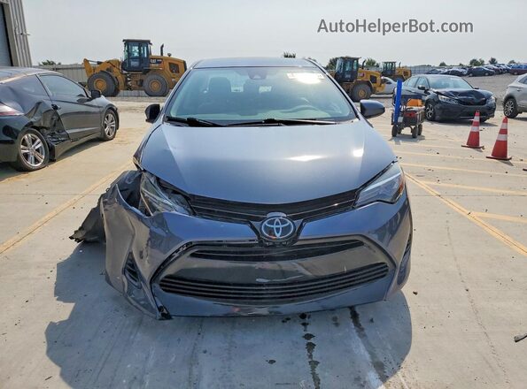 2T1BURHEXHC828270 2017 TOYOTA COROLLA Gray წინა ხედი