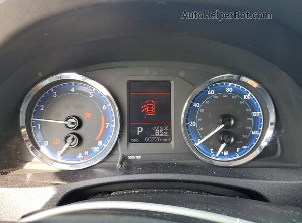 2T1BURHEXHC828270 2017 TOYOTA COROLLA Gray ხელსაწყოთა პანელის ხედი