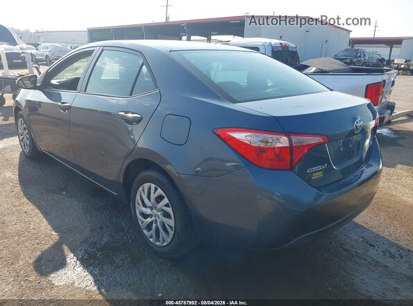 2T1BURHEXHC829029 2017 TOYOTA COROLLA Серый Задняя левая четверть